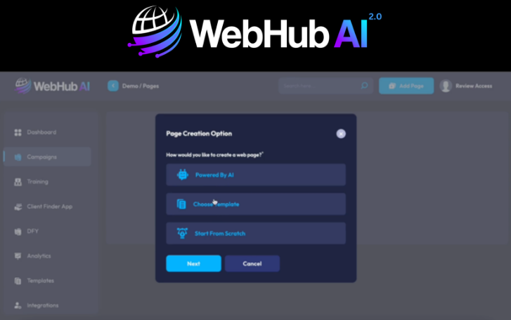 WebHub AI Review: Build Stunning AI Websites & Find Clients Automatically