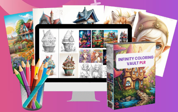 Unlock Your Creative Empire: Infinity Coloring Vault PLR Review – 9000+ Pages with Unrestricted Rights!